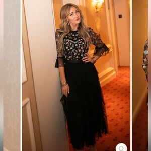 Ivy City Co Black Paris Dress